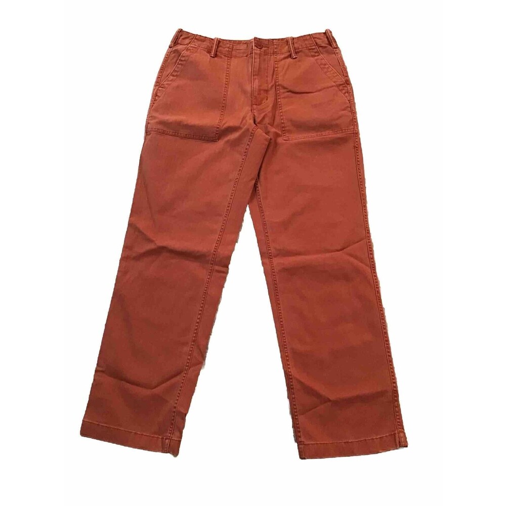 Lands End Women's Field Chino Pants Size 10, Bittersweet NWOT Mid Rise